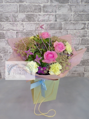 Jessie Summer Hand Tied Bouquet Telford Florist